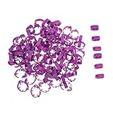 HEMOTON 100 Stück Hühnerbeinbänder Einstellbare Nummerierte Fußringe...
