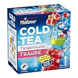 Meßmer Cold Tea Trinkpause Traube | Früchtetee natürlich aromatisiert,...