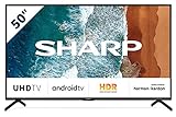 SHARP 50BN6EA Android TV 126 cm (50 Zoll) 4K Ultra HD LED Fernseher (Smart...