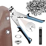 Ösenzangen Set Profi Ösenzang Set mit 200 10mm Ösen, Magnetische...