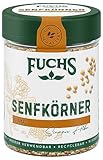 Fuchs Gewürze - Senfkörner ganz - Gewürz zum Einlegen von Gurken oder...