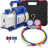 VEVOR 220V Vakuumpumpe 4CFM Unterdruckpumpe Vakuumgeräte Pumpe 1720RPM...