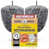 Waspinator Wespennest Attrappe – 2 Pack, Wespenabwehr Mittel zum...