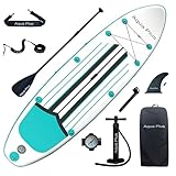 Aqua Plus 15cm Dickes,aufblasbares SUP für alle Fähigkeitsstufen,Stand Up...