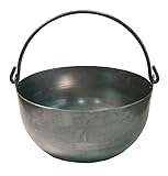 IMEX EL ZORRO Eisenkessel Ø 22 x 12 cm, Eisen, grau