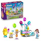 LEGO Friends EIS- und Luftballonstand - Spielzeugladen mit Fahrrad, 2 Mini...
