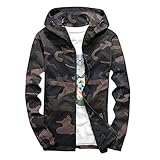 SRTUMEY Regenjacke Herren Wasserdicht Atmungsaktiv Windbreaker Herren...