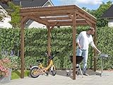 Belladoor Holzunterstand UNIPORT | Holz Gerätehaus | Kamin-Holzregal |...