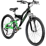 Galano FS180 24 Zoll Mountainbike Full Suspension Jugendfahrrad Fully MTB...