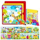 JWDMHSJ Mosaik Steckspiel für Kinder, Steckspiel ab 3 Jahre, Kinderspiele...