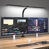 24W Schreibtischlampe LED Dimmbar, 80cm Superbreit Schreibtischlampe...