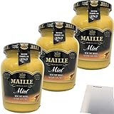 Maille Dijon-Senf mit Honig 3er Pack (3x230g Glas) + usy Block