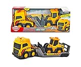 Dickie Toys – Volvo Truck Team – großer Spielzeug-LKW mit Anhänger...