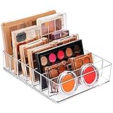 JessLab Eyeshadow Palette Makeup Organizer, Acryl 7-Section Divided Make up...