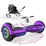 MEGA MOTION Hoverboards mit Hoverkart für Kinder, 6.5 Zoll Hoverboards mit...