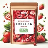 Erdbeeren Gefriergetrocknet 125g Scheiben, Natürliche Getrocknete...