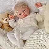 Lebensechte Reborn Puppen Mädchen 20 Zoll Reborn Babypuppe Handgemachte...