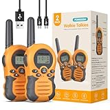 FOREDOM Wiederaufladbare Walkie Talkies für Kinder Walkie Talkies...