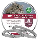 RoamRover 2er-Pack Flohhalsband & Zeckenhalsband für Katzen, Mit...