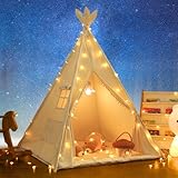 LIONHERZ® DAS ORIGINAL Tipi Zelt für Kinder aus 100% Baumwolle mit...