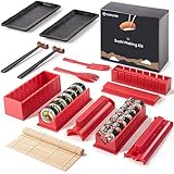 Virklyee Sushi Making Kit 17 Stück Sushi-Set Sushi Form Set Mehrere Formen...