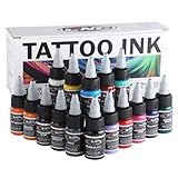 CNC Tattoo Farbe Set - Kit 16 Basic Colours 1oz (15 ml) 16 einheit -...