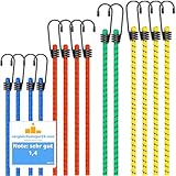 10er Expander mit Haken - Extra Starke Spanngummis - Gepäckspanner zur...