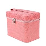 Reise-Kosmetiktasche mit Zug, Make-up, Kulturbeutel, Schmuck,...