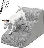 LIANTRAL Hundetreppe für Kleine Hunde, 3 Stufen Hundetreppe für Bett und...
