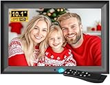 OBVHNUA Digitaler Bilderrahmen 10,1 Zoll Elektronischer Fotorahmen 1280x800...
