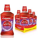 Colgate Mundspülung Max White Purple Reveal 4x500ml - unsere lila Kraft...