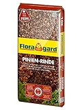 Floragard Pinienrinde 2-8 mm 20 Liter Mulch, Erdfarben