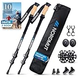 NORDMUT® Wanderstöcke Teleskop Alu | Nordic Walking Stöcke Damen und...