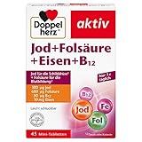 Doppelherz Jod + Folsäure + Eisen + B12 – Mit Folsäure als Beitrag für...