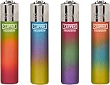 Clipper Feuerzeug 4er Set: (Triple Gradient 2)