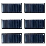 Packung mit 6 ZONADAH 50ma 5V Mini-Sonnenkollektoren, Teigladegerät, DIY...