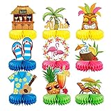 CHALA Hawaii Tischdekoration Bienenwaben Hawaii Party Deko Tiki...