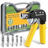 BLOSTM 72 Stk Dübel Montagezange Hohlraumdübelsatz Mit Zange...