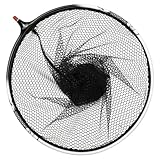 FOMIYES Fischernetz Kopf 30cm Nylon Kescherkopf Titanlegierung Netz...