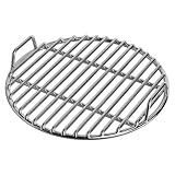SMELEYOU Grillgitter 11 8 runde Glatte hitzebeständige Edelstahlgrill...
