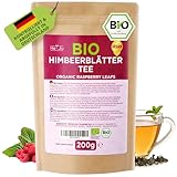 He-Ju Bio Himbeerblättertee 200g – geschnittene Himbeerblätter für...