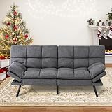 MUUEGM 267FA-DGY-033 Sofabett, Medium, Grau