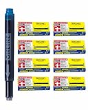 ONLINE 40x kompatible LAMY Patronen blau, auch für Pelikan, Stabilo etc,...