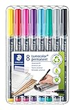 STAEDTLER permanenter Universalstift Lumocolor, wisch- und wasserfest,...