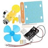 Sosoport 1 Satz Kopflüfungsmodell schütteln elektrisches Fan-DIY- Science...