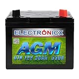 Rasentraktor Batterie AGM Batterie 12V 30Ah AGM Akku für Rasenmäher...