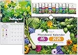 A5 Einpflanzbarer Kalender Wandkalender 2025-12 Saisonale EU Samen zum...