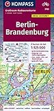 KOMPASS Großraum-Radtourenkarte 3703 Berlin-Brandenburg 1:125.000: 2...