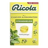 Ricola Zitronenmelisse, Schweizer Kräuterbonbon, 1 x 50g Böxli, ohne...