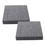 uyoyous 20 Stück Teppichfliesen, 50 x 50 cm Teppich mit Bitumenrückseite,...